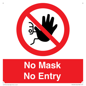 No Mask No Entry